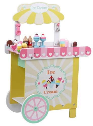 עגלת גלידה מעץ לילדים PIT...