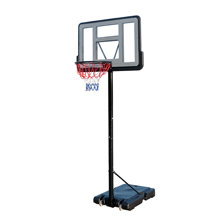 מתקן סל כדורסל עם לוח שקו...